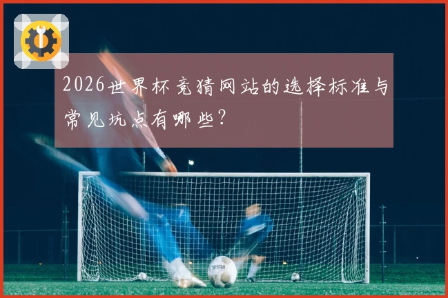2026世界杯竞猜网站的选择标准与常见坑点有哪些？